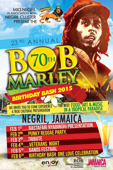 Bob Marley Birthday Bash 2015