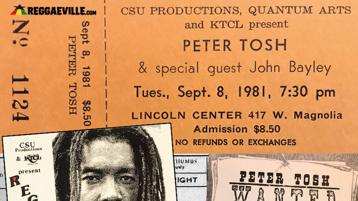 Peter Tosh - Live in Fort Collins, CO @ Lincoln Center (Soundboard Bootleg) [9/8/1981]