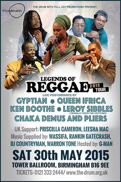 Legends Of Reggae 2015 - Birmingham