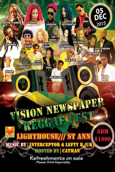 Vision Newspaper Reggae Fest 2015