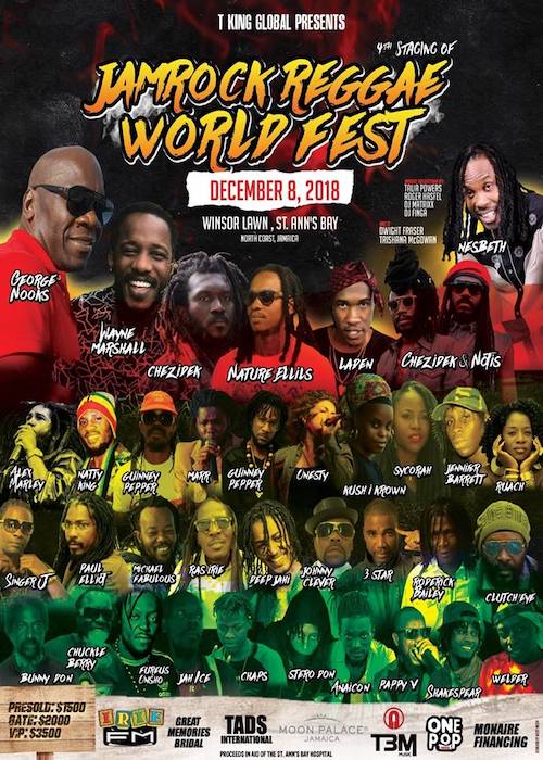 Jamrock World Reggae Fest 2018