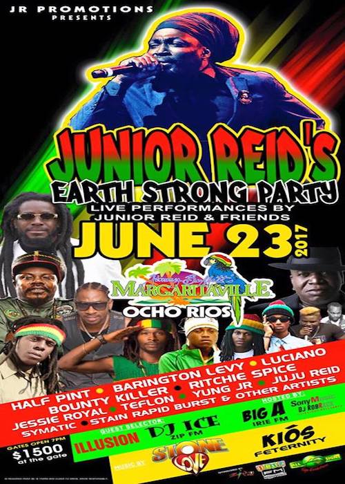 Junior Reid's Earthstrong Party 2017