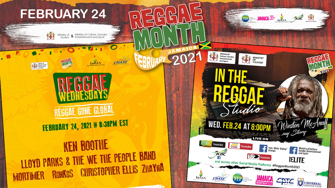 Reggae Month 2021 TV (Live Stream - February 24th) [2/24/2021]