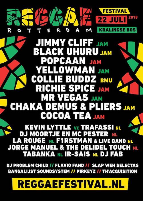 Reggae Rotterdam Festival 2018