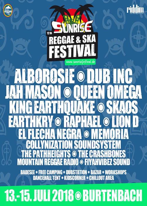 Sunrise Reggae & Ska Festival 2018
