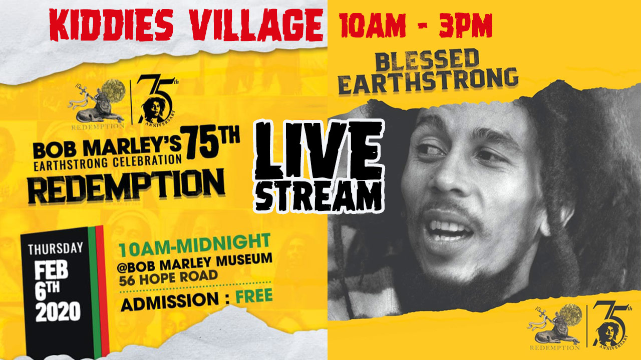 LIVE STREAM - Bob Marley 75th Birthday Celebration in Kingston, Jamaica [2/6/2020]