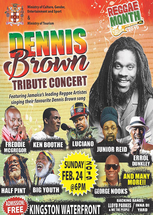 Dennis Brown Tribute Concert 2019