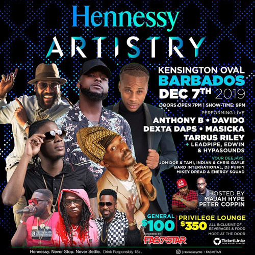 Hennessy Artistry Barbados 2019