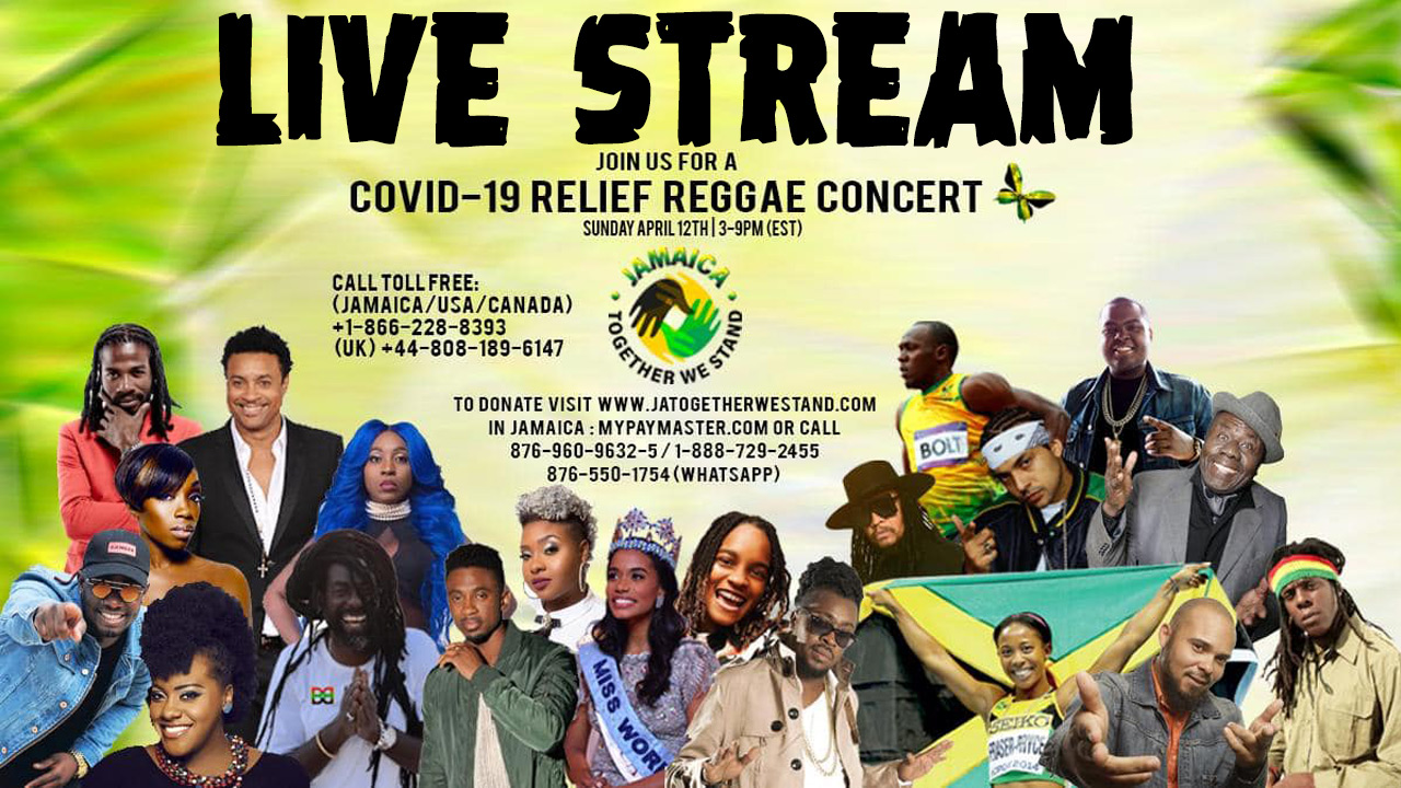 LIVE STREAM: COVID-19 Telethon Jamaica - Together We Stand 2020 [4/12/2020]
