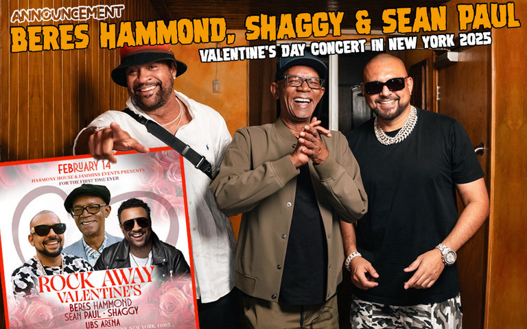 Beres Hammond, Sean Paul & Shaggy @ Rock Away Valentine's in New