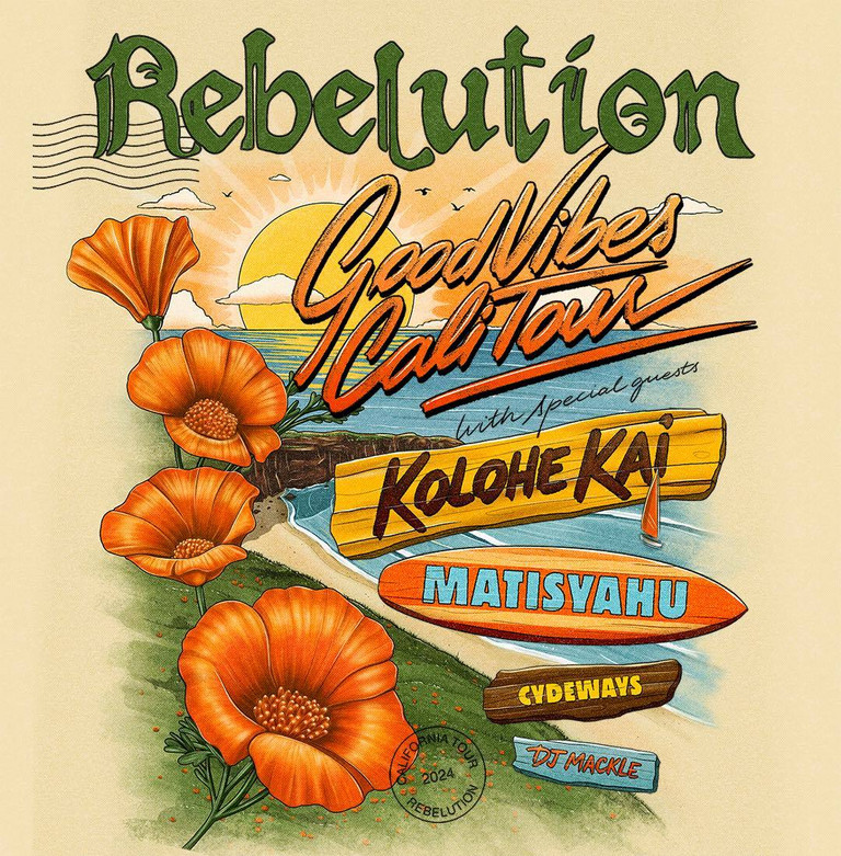 ミュージック Good Vibes CALIFORNIA LONG BOADERS Rebelution - Good Vibes Cali Tour | August 2024