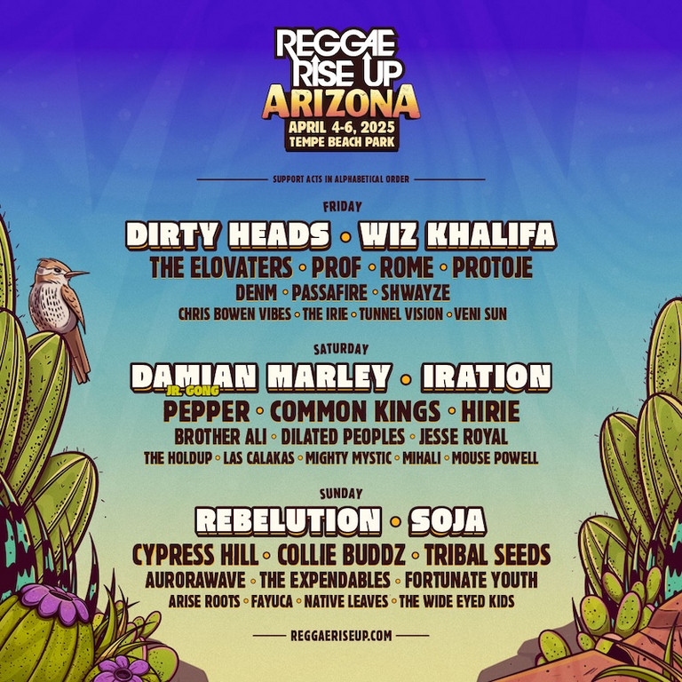 Reggae Rise Up - Arizona 2025 - reggaeville.com