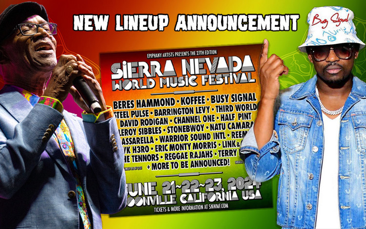 Beres Hammond, Busy Signal, Reemah added to SNWMF 2024