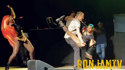 Spice feat. Three Step & His Beautiful Wife @ HOT97 On Da Reggae & Soca Tip 2021