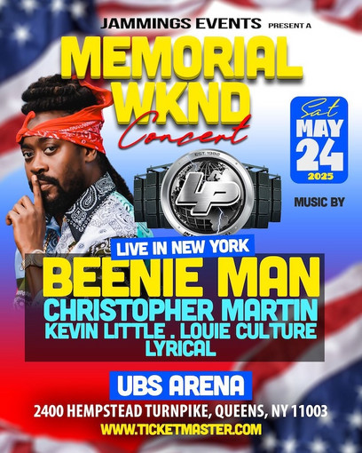 Beenie Man in New York 2025