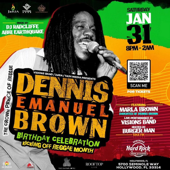 Dennis Brown Birthday Celebration 2026