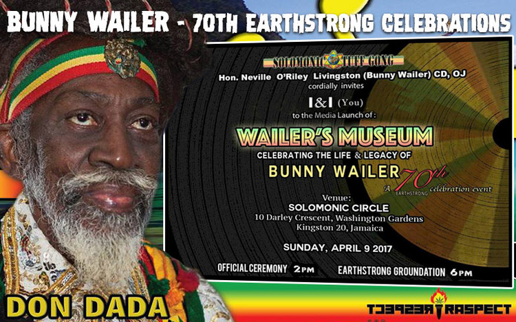 Bunny Wailer - 70th Earthstrong Celebrations