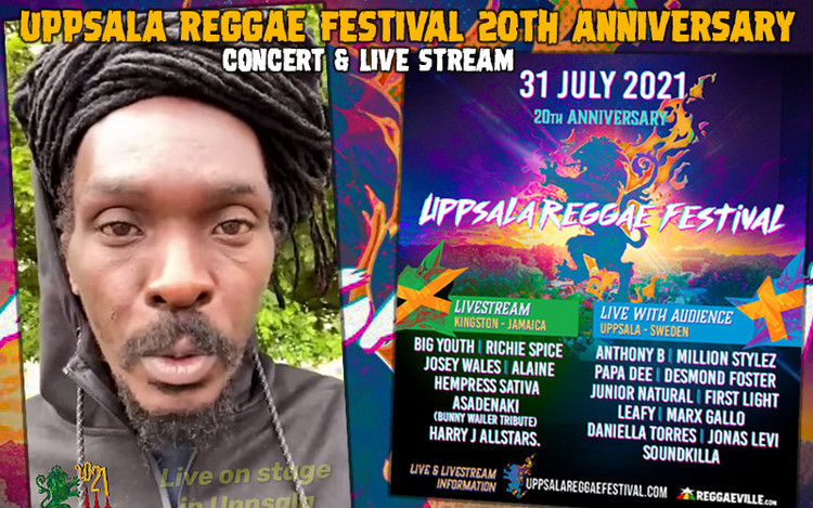 Uppsala Reggae Jam Festival 2020 - Live Stream from Harry J Studio Jamaica