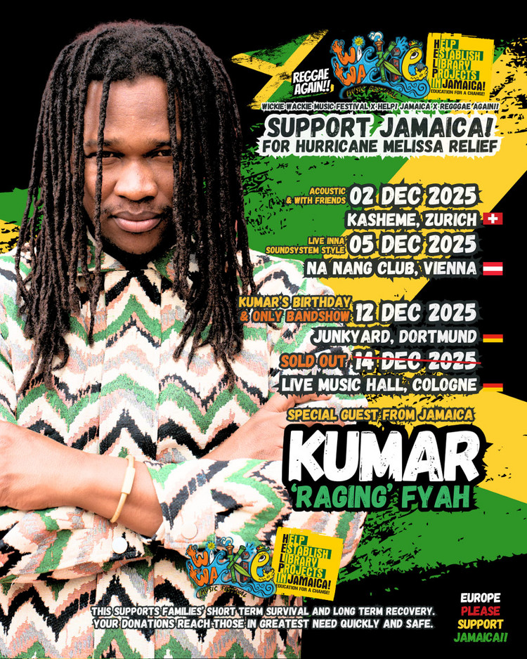 Kumar Fyah - Support Jamaica! Tour | December 2025