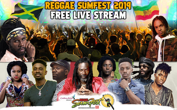 Free Live Stream - Buju Banton, Chronixx & Koffee @ Reggae Sumfest 2019