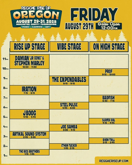 Reggae Rise Up - Oregon 2025