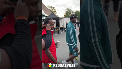 Popcaan On His Way To The Stage @ SummerJam 2023