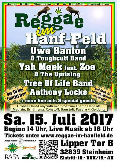 Reggae im Hanf-Feld 2017