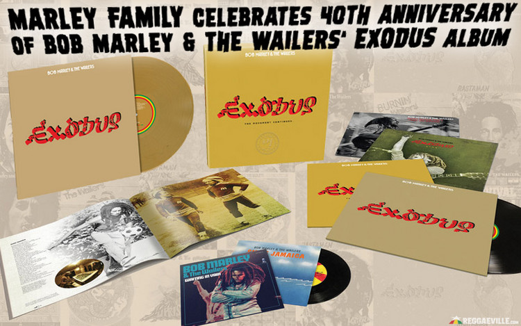 Marley Family Announces 40th Anniversary Reissue for Bob Marley & The Wailers - Exodus Album