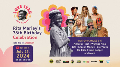 Rita Marley's 78th Birthday Celebration (Live Stream)