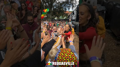 Nattali Rize with Fans @ Reggae Jam 2023