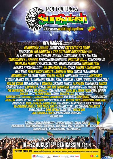 Rototom Sunsplash 2018