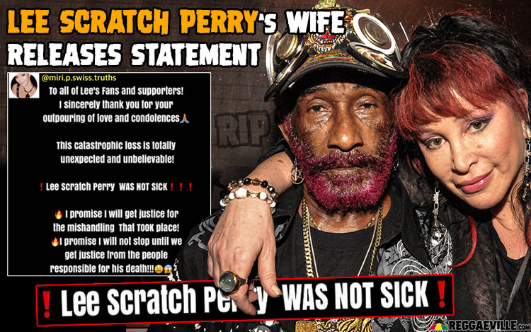 Lee Scratch Perry's Wife Releases Statement - Perry Was Not Sick!