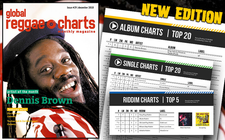 Dennis Brown @ Global Reggae Charts - Issue 19 (December 2018)