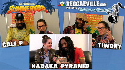Cali P, Kabaka Pyramid & Tiwony @ Wha' Gwaan Munchy?!? #36 (SummerJam Special)