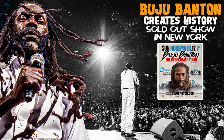 Buju Banton Creates History with Sold Out Show in New York 2024