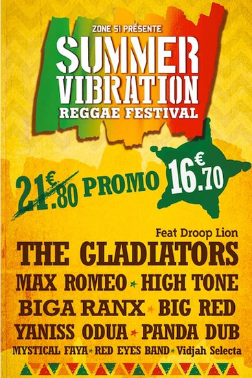 Summer Vibration Reggae Festival 2014