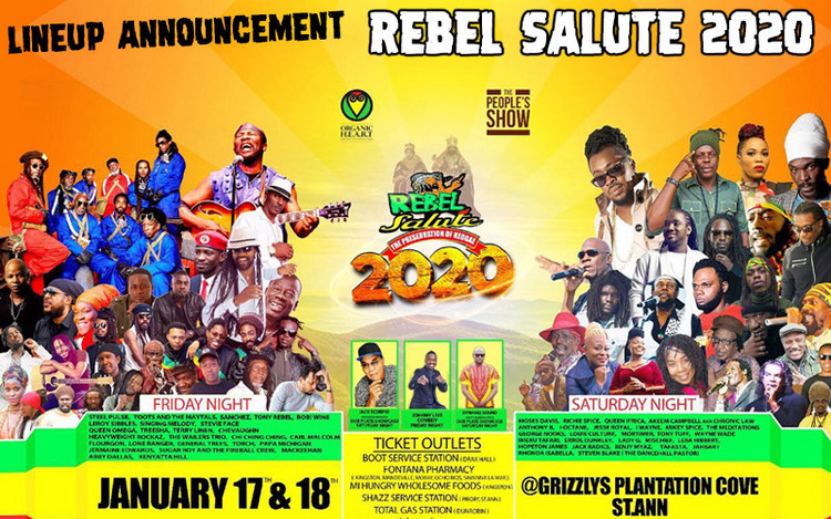 Lineup Announcement - Rebel Salute 2020