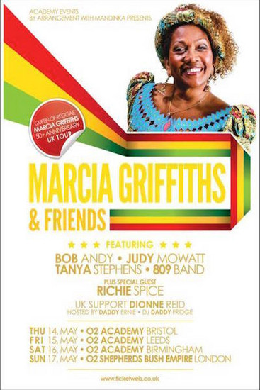 CANCELLED: Marcia Griffiths & Friends 2015 - Leeds