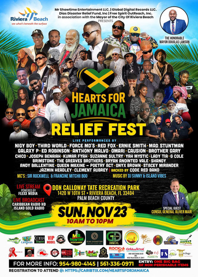 Postponed: Hearts for Jamaica - Relief Fest 2025