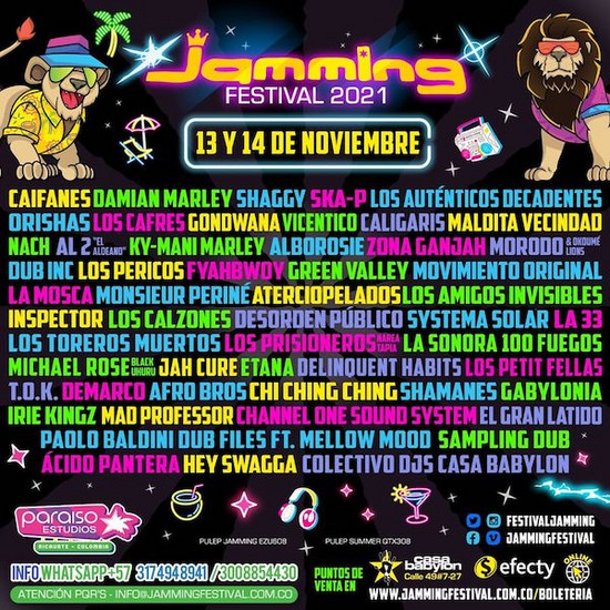 CANCELLED: Jamming Festival 2021