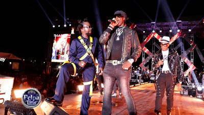 Popcaan with Pinchers, Nitty Kutchie & Cp Ink in Kingston, Jamaica @ Streetz Festival