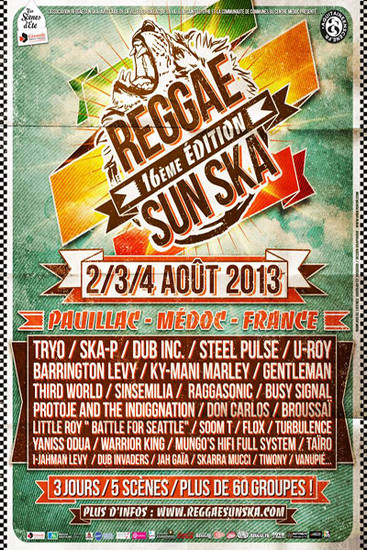 Reggae Sun Ska 2013