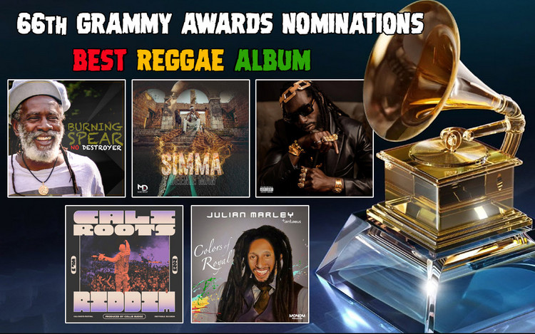 Best Reggae Album Nominations @ 66th Grammy Awards 2024