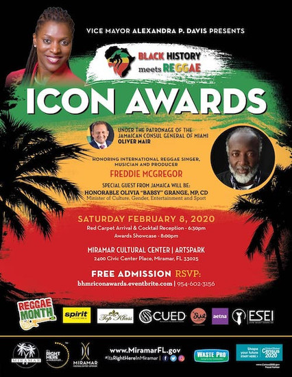 Black History Meets Reggae Icon Awards 2020