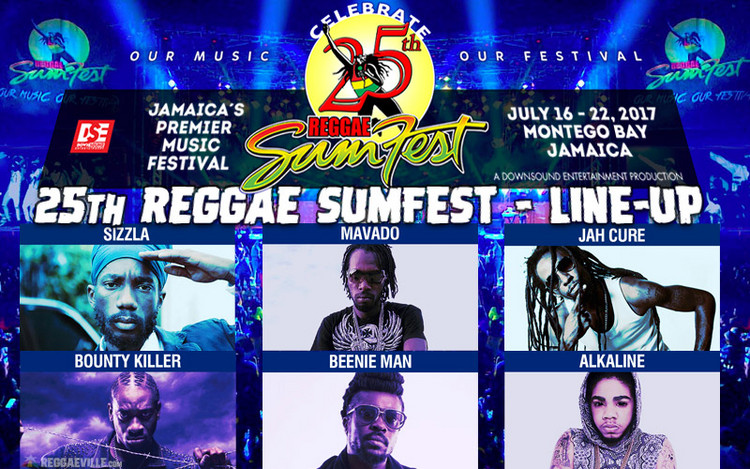 Reggae Sumfest 2017 - Line-Up