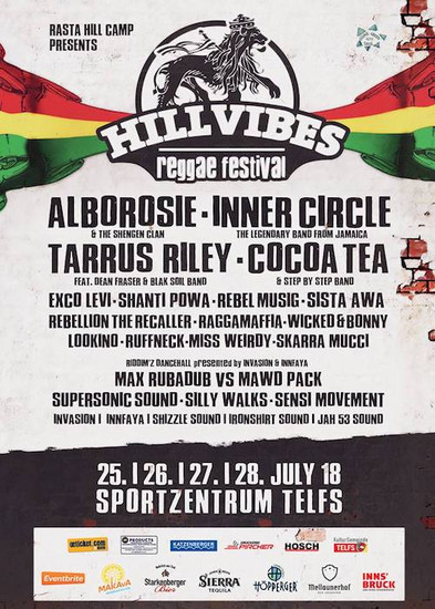Hill Vibes Reggae Festival 2018