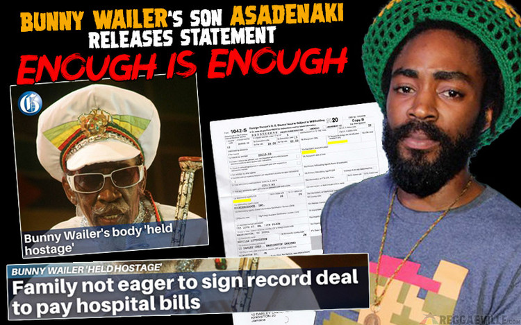 Enough is Enough - Bunny Wailer's Son Releases Statement