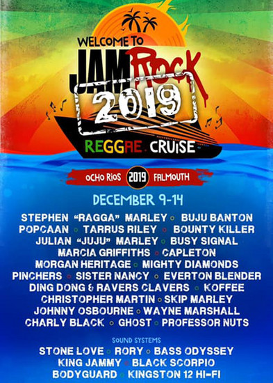 Welcome To Jamrock Reggae Cruise 2019