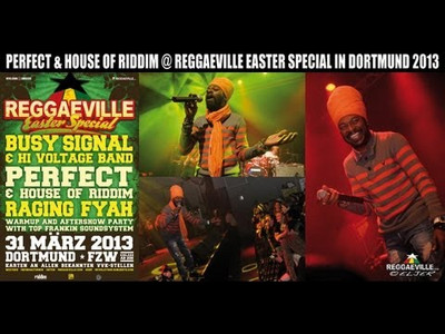 Perfect & House Of Riddim - Rasta Rebel @ Reggaeville Easter Special in Dortmund