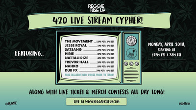 Reggae Rise Up - 420 Live Stream Cypher